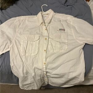 world wide sportsman fishing shirt 100% Cotton Men’s Large Dri-fit Net Back NWOT